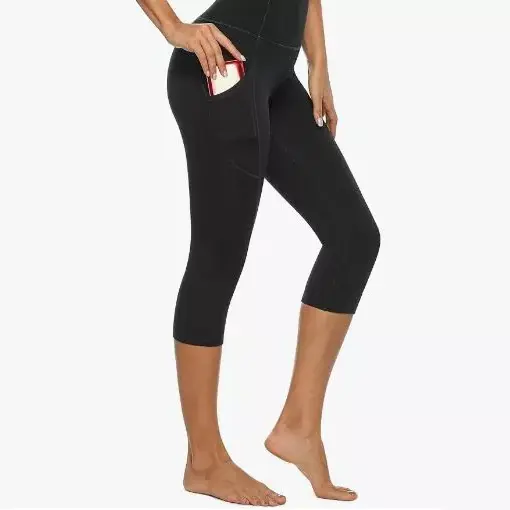 Vakadzi Kaviri Layer Yakakwira Waisted Yoga Leggings